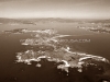 Fotografías aéreas antiguas de A Illa de Arousa